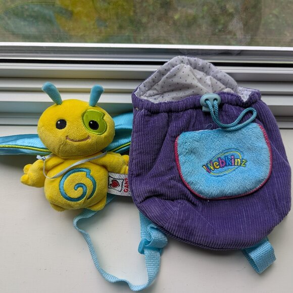 Webkinz Peeking Zum & Knapsack - no codes - Picture 1 of 4